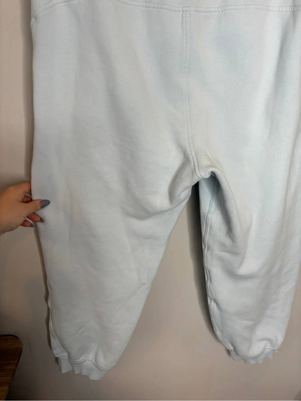 Lululemon Scuba High-Rise Relaxed Jogger Size 12 Cropped Blue
